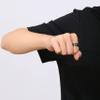 Adreamz Our Father Spinner - Black Stainless Steel Religious Cross Serenity Fidget Spinner for Anxiety - Lord's Prayer Rotatable Ring 11.5 view 4
