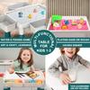 Pairez Toys Small Activity Table for Toddlers 1-3, Kids Sensory Table for Playing Building Blocks, Marble Run Toy, Sand & Water, Color Dough, Art & Craft, Drawing & Learning (Small) view 3