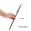 Bubbmi Crystal Magic Wand, Gemstone Wizard Witch Sorcerer Wands Costume Props Cosplay Party Accessories with Gift Box (White 3) view 3