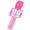 Amazmic Toys for Girls, Kids Karaoke Microphone Toddler Microphone for Kids with Lights, for Girls, Birthday Party Boys Toy Age 3 4 5 6 7 8+(Light Pink) view 1