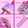 Amazmic Toys for Girls, Kids Karaoke Microphone Toddler Microphone for Kids with Lights, for Girls, Birthday Party Boys Toy Age 3 4 5 6 7 8+(Light Pink) view 4