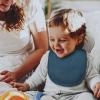 10 Pack Cotton Snap Bibs for Baby Boy Girl, Super Soft Drool Bibs for Teething and Feeding view 4