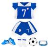 American 18 inch Doll Clothes Accessories-Soccer Uniform Valentine's Gifts for 18 Inch Girl Dolls (Sports) view 2