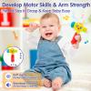 HOLA Toys for 1 Year Old Boy Birthday Gift - Hammer Baby Toy 12-18 Months, Musical Toddler Toys 1-2 with Light Flashing, Learning Toy for Toddlers 1-3 Easter Basket Stuffers for Babies Toddler view 3