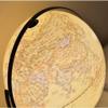 OLOTU Globe Classic Latest Version Illuminated World Globe with Wooden Stand 2 in 1 Geographic Large Globe Antique Table Top Globe 30 Cm Globe for Decor view 3