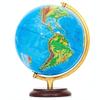 OLOTU Globe World Globe Lighted Globe Light with Stand Blue Desktop Geo Globe Kids and Adults 12.5" Illuminated Led Globe Globe for Decor view 1