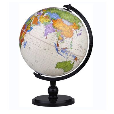 OLOTU Globe 9.8 Inch Globe with Bracket World Globe Geography World Globe Desk Classroom Decoration Globe Home Decoration Globe for Decor