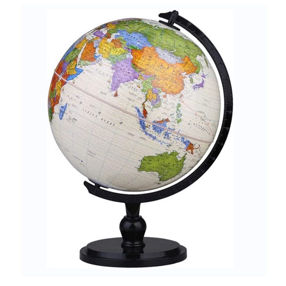 OLOTU Globe 9.8 Inch Globe with Bracket World Globe Geography World Globe Desk Classroom Decoration Globe Home Decoration Globe for Decor