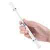 Surakey Spinner Pen Finger Pen Rotating Gaming Gel Pens Flying Pen Finger Rotating Pen Entertainment Release Pressure Toy for Kids Students Teens Student Games Gift (White Silver) view 1