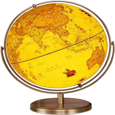 OLOTU Globe World Earth Retail Retro Geographical Atlantic Lighting 720 Rotate The World Earth 32 Cm/12.5 -inch Home Decoration Globe for Decor