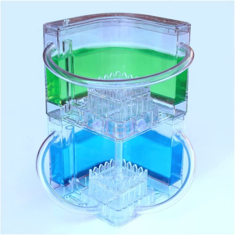 DAPERCI Ant Farm Castle Ant Castle 2 Layers Transparent Ant Farm House Kids and Adult Science Science Educational Toys Workshop Antterrarium Ant Habitat