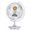 OLOTU Globe Cute and Exquisite World Earth Ceremony with A Metal Tripod 7.8 Inches (20 Cm) DIY Built -in Earth Earth's Interesting Astronaut Doll Globe for Decor view 1
