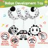 GKDOMS Baby Spiral Hanging Stroller and Car Seat Toys Black and White High Contrast Sensory Toy Newborn Plush Activity Toys Party Favors Quality Gifts for Baby Shower Valentine's-OWL view 2