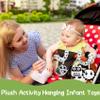 GKDOMS Baby Spiral Hanging Stroller and Car Seat Toys Black and White High Contrast Sensory Toy Newborn Plush Activity Toys Party Favors Quality Gifts for Baby Shower Valentine's-OWL view 4