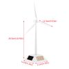 Solar Wind Toy Solar Powered Wind Mill ABS Plastic Mini Wind Turbines Home Decor Toy view 3