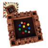 GOTHINK 1-4 Player Shut The Box Dice Game, 11.5-inch Wooden Board Table Math Game with 10 Dices - Math & Decision Skills for Adults/Kids, Perfect for Home Class Parties & Pubs - Classic Tabletop Fun view 1