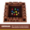 GOTHINK 1-4 Player Shut The Box Dice Game, 11.5-inch Wooden Board Table Math Game with 10 Dices - Math & Decision Skills for Adults/Kids, Perfect for Home Class Parties & Pubs - Classic Tabletop Fun view 3