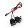 Aluminum Alloy RC Searchlight Stable Voltage Module 3W RC Searchlight with 3W Large Power LED Light for RC Car Model (black) view 2