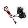 Aluminum Alloy RC Searchlight Stable Voltage Module 3W RC Searchlight with 3W Large Power LED Light for RC Car Model (black) view 3