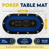 Texas Hold'em Poker Mat for Table 73 x 31.5 Inches, Barrington Replacement, Poker Table Top Fits Up to 10 Players, for Blackjack and Casino Games view 4