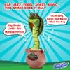Gagster Dancing Cobra Snake - Dancing, Talking, Mimicking Cobra Snake Toy, Great for Kids & Adults, Singing, Joking, and Repeating What You Say, Hilarious Gag Gift Plush Novelty Mimic Toy view 3