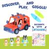 Bluey Heeler 4WD Family Toddler Toy Car with 4 Figures, Surfboards and Sticker Sheet, Pretend Play, Bluey Toys for Kids Ages 3+, Amazon Exclusive view 3