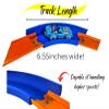45 Degree Curved Tracks Compatible with Hotwheels Tracks - Set of 4 view 3