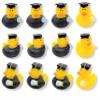 Cool Holiday Rubber Ducks (2") Standard Size. (12 Pack) Cute Duck Bath Tub Pool Toys. (Graduation Rubber Ducks) view 1