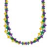 blinkee Non Light Up Fleur de Lis Beaded Necklace for Mardi Gras and Bourbon Street Parties Pack of 12 view 2