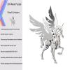 3D Metal Model Kits, Mechanical Small Unicorn 3D Metal Puzzle,Steel Divine Beast Series DIY Animal Brain Teasers Simple 3D Puzzles Home Decor Art Craft Gifts Toys for Adult view 2