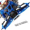 Rcarmumb Alloy Front Rear Suspension Arm & Steering Blocks Caster Blocks C-Hubs Stub Axle Carriers Upgrades Part for 1/10 Slash 4x4 VXL,Stampede 4X4 VXL,Rustler 4X4 VXL,Hoss 4X4 VXL,Navy Blue view 4