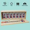 RCP PRODUCTS Dominoes Double 6 Tiles in Wooden Box.Dominican Republic Country Flag Engraved Dominoes view 4