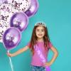 10th Birthday Decorations for Girls, Lavender Glitter Birthday sash, Silver 10th Bday Crown, Lavender No.10 and Star Aluminum Foil Balloon, Happy Bday Latex Balloons view 4