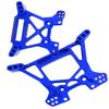 Rcarmumb RC Alloy Front Rear Shock Tower Upgrades Part for Rustler BL-2S 4WD(#67164-4),Replaces 6738 6739,Navy Blue view 1