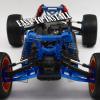 Rcarmumb RC Alloy Front Rear Shock Tower Upgrades Part for Rustler BL-2S 4WD(#67164-4),Replaces 6738 6739,Navy Blue view 3