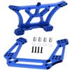 hopsupRC RC Front Rear Shock Tower Upgrade Parts for 1/10 Slash VXL 2WD,Rustler VXL 2WD,Bandit VXL 2WD,Alloy Aluminum Front Rear Shock Tower Set Hops Up,Replace 3638 3639,2PCS,Navy Blue view 1