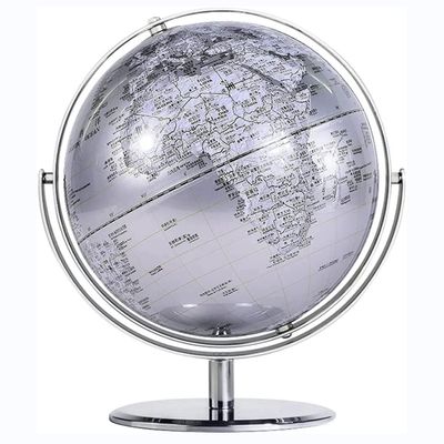 Globe World Globe Antique Desktop Geo Globe 720 Rotating Globe Educational Map Adult Kids School, Home Office 10 Inch Diameter Globe for Decor
