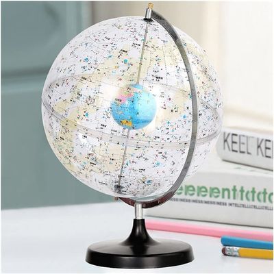 OLOTU Globe Classic Retro Globe Large Size with Lighting to Learn Earth Geography School, Family Adult Children World Globe 32cm Globe for Decor