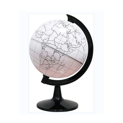 OLOTU Globe Desktop World Globe with Metal Base Graffiti Reusable Globe Kids and Teacher Globe Small Geographic Globe Home Decor Globe for Decor