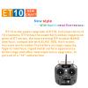 WFLY ET10 RC Transmitter 10ch RC Radio Nano or Micro Interface Support CRSF ELRS Potentiometer Rocker with RF209S RC Receiver for FPV Drones view 3