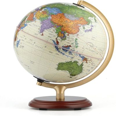 Globe Newest World Globe Light Up Globe Glowing World Globe with Wooden Stand Office Decoration Globe 10 Inch Globe for Decor