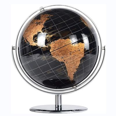 Globe World Globe Antique Desktop Geo Globe 720 Rotating Globe Educational Map Adult Kids School, Home Office 10 Inch Diameter Globe for Decor
