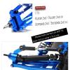 hopsupRC RC Stainless Steel Drive Shaft CVD Axles Upgrades Part for 1/10 Rustler/Stampede VXL 2WD,Alloy Suspension A Arm,Aluminum Caster Block & Steering Blocks & Rear Stub Carriers,Navy Blue view 2