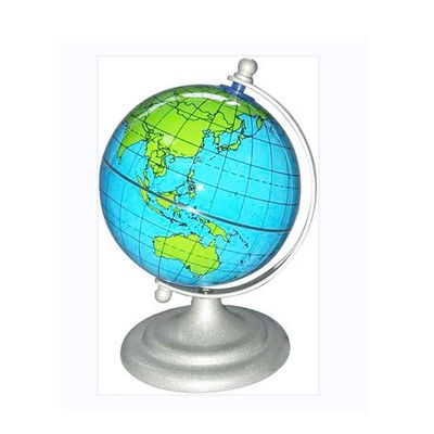 OLOTU Globe Desktop World Globe with Metal Base Graffiti Reusable Globe Kids and Teacher Globe Small Geographic Globe Home Decor Globe for Decor