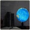 OLOTU Globe Newest World Globe Glowing World Globe 3D Raised Relief Topographic Geo Globe with Ar and Black Wooden Base Hd Map Globe for Decor view 3