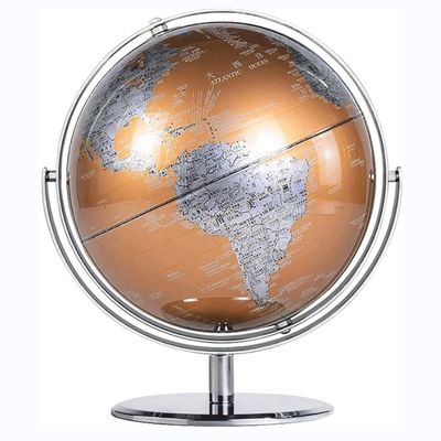 OLOTU Globe 720 Rotating World Globe with Sturdy Metal Stand Educational Geography Globe Adult Kids Globe 12 in Newest World Globe Globe for Decor