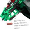 hopsupRC Stainless Steel Rear Drive Shaft CVD & Front Axles Upgrades Part for 1/10 Slash 2WD VXL/Rustler 2WD VXL/Stampede 2WD VXL/Hoss 2WD VXL (Upgrades More Powerful) Black view 2