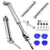 hopsupRC Stainless Steel Rear Drive Shaft CVD & Front Axles Upgrades Part for 1/10 Slash 2WD VXL/Rustler 2WD VXL/Stampede 2WD VXL/Hoss 2WD VXL (Upgrades More Powerful) Silver view 1