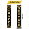 KatchOn, XtraLarge Happy New Year Banner - Happy New Year Door Banner | New Years Eve Banner for New Years Eve Party Supplies 2025 | Happy New Years Backdrop for New Years Decorations 2025 | NYE Decor view 2