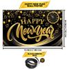 KatchOn, XtraLarge Happy New Year Banner - Happy New Year Door Banner | New Years Eve Banner for New Years Eve Party Supplies 2025 | Happy New Years Backdrop for New Years Decorations 2025 | NYE Decor view 3